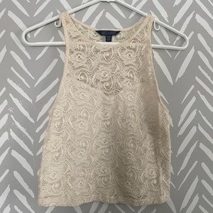 Lace crop top